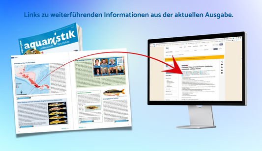 Weiterführende Links in aquaristik Ausgabe 2/2023