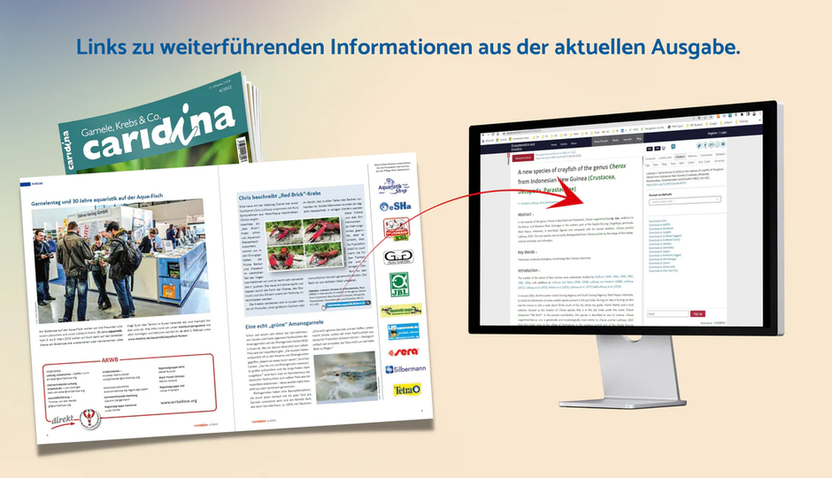 Weiterführende Links in caridina Ausgabe 3/2024